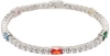 HATTON LABS SILVER ACCENT TENNIS BRACELET