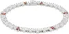 Hatton Labs Silver & Red Drop Bracelet In White / Red
