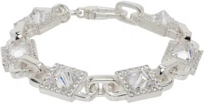 Hatton Labs Silver Cushion Spikes Bracelet