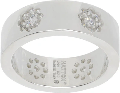 Hatton Labs Silver Daisy Band Ring
