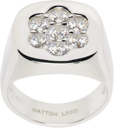 Hatton Labs Silver Daisy Signet Ring