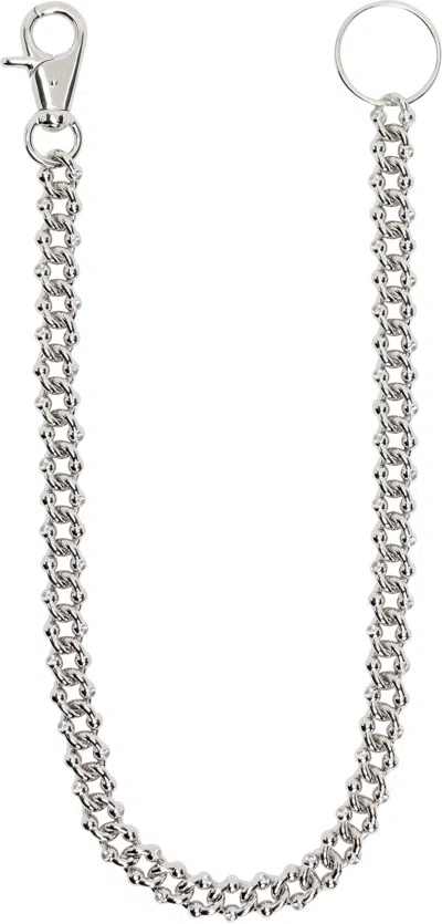 Hatton Labs Silver Formula Wallet Chain In Brass