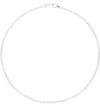 Hatton Labs Silver Rope Chain Necklace In Silver