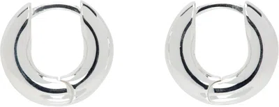 Hatton Labs Silver Round Hoop Earrings