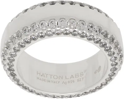 Hatton Labs Silver Rumba Ring In White
