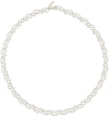 HATTON LABS SILVER THORN LINK NECKLACE
