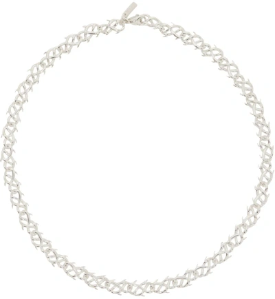 Hatton Labs Silver Thorn Link Necklace