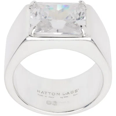 Hatton Labs Solitare Ring In Metallic