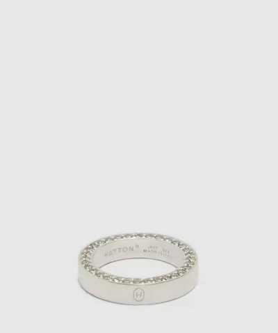 Hatton Labs Spikes Band Ring In Silver