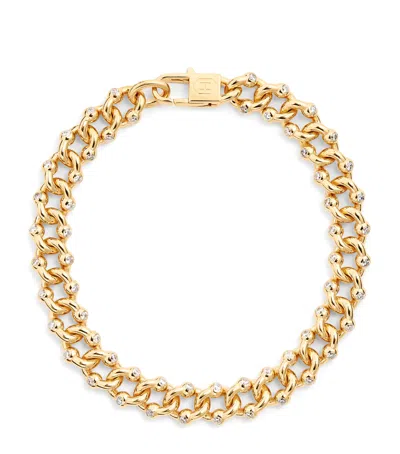 Hatton Labs Sterling Silver Chain Bracelet In Gold
