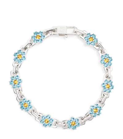 Hatton Labs Sterling Silver Daisy Bracelet