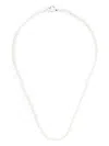 Hatton Labs Mini Pearl-chain Necklace In Silver