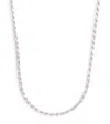 HATTON LABS STERLING SILVER ROPE NECKLACE