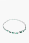 HATTON LABS STERLING SILVER TENNIS BRACELET WITH ZIRCONS
