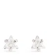 Hatton Labs Sterling Silver Triangle Stud Earrings In Silver