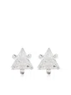 Hatton Labs Triangle Earrings In Silver