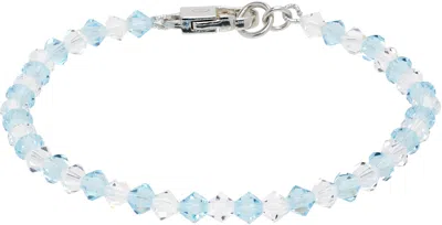 Hatton Labs White & Blue Shore Bracelet In White / Topaz