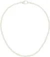 Hatton Labs White Pearl Chain S Necklace In White