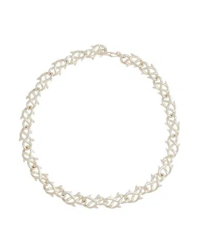 Hatton Labs Woman Necklace Silver Size - Silver In Gray