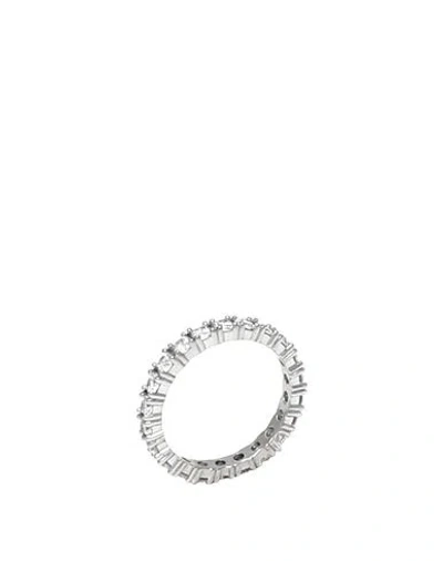 Hatton Labs Woman Ring Silver Size 10 925/1000 Silver, Zirconia