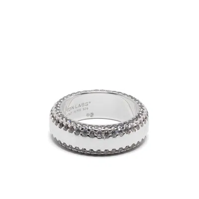 Hattone Labs Silver  White Rings