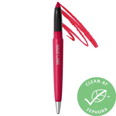 Haus Labs By Lady Gaga Le Monster Lip Crayon Vegan Lipstick And Lip Liner Crimson Matte 0.049 oz / 1.4 G