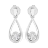 HAUS OF BRILLIANCE HAUS OF BRILLIANCE .925 STERLING SILVER 1/3 CTTW LAB-GROWN DIAMOND DROP EARRING (F-G COLOR