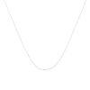 Haus Of Brilliance 10k Gold 1/2 Mm Slender & Dainty Fine Rope Chain Necklace In Metallic