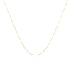 Haus Of Brilliance 10k Gold 1/2 Mm Slender & Dainty Fine Rope Chain Necklace