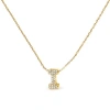Haus Of Brilliance 10k Gold Diamond Accent "a-z" Initial Bubble Pendant Necklace In Gold