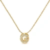 Haus Of Brilliance 10k Gold Diamond Accent "a-z" Initial Bubble Pendant Necklace In Gold