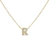 Haus Of Brilliance 10k Gold Diamond Accent "a-z" Initial Bubble Pendant Necklace