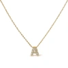 Haus Of Brilliance 10k Gold Diamond Accent "a-z" Initial Bubble Pendant Necklace