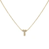 Haus Of Brilliance 10k Gold Diamond Accent "a-z" Initial Bubble Pendant Necklace