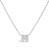 Haus Of Brilliance 10k Gold Diamond Accent "a-z" Initial Bubble Pendant Necklace In White