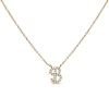Haus Of Brilliance 10k Gold Diamond Accent  A-z Initial Script Style Pendant Necklace