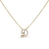 Haus Of Brilliance 10k Gold Diamond Accent  A-z Initial Script Style Pendant Necklace In Gold