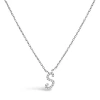 Haus Of Brilliance 10k Gold Diamond Accent  A-z Initial Script Style Pendant Necklace In Metallic