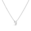 Haus Of Brilliance 10k Gold Diamond Accent  A-z Initial Script Style Pendant Necklace In Metallic