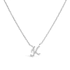 Haus Of Brilliance 10k Gold Diamond Accent  A-z Initial Script Style Pendant Necklace In Metallic