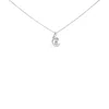 Haus Of Brilliance 10k White Gold 1/10 Cttw Diamond Solitaire Spiral 18" Pendant Necklace In White