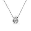 Haus Of Brilliance 10k White Gold 1/10 Cttw Miracle Set Round-cut Diamond 18" Pendant Necklace In Multi