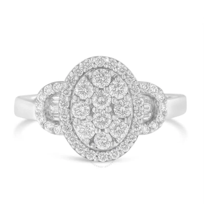 Haus Of Brilliance 10k White Gold 1ct Tdw Diamond Cluster Ring (g-h