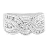 Haus Of Brilliance 10k White Gold Diamond Bypass Ring In White