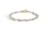 Haus Of Brilliance 10k Yellow And White Gold 2.00 Cttw Diamond "s" Link 7" Bracelet In Multi