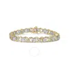Haus Of Brilliance 10k Yellow Gold 3.00 Cttw Round-cut And Baguette-cut Diamond 'xoxo' Floral Design In Yellow