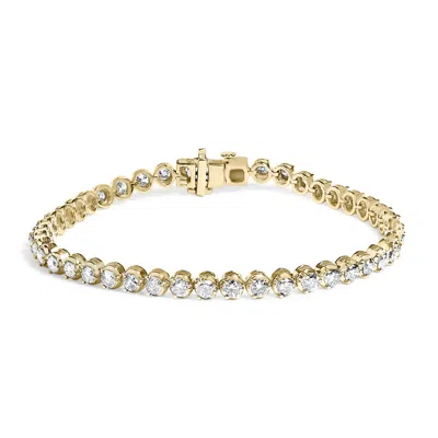 Haus Of Brilliance 10k Yellow Gold 5.0 Cttw Diamond Tennis Bracelet