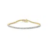 Haus Of Brilliance 10k Yellow Gold Classic 3.0 Cttw Classic Diamond Tennis Bracelet (j-k Color In Yellow