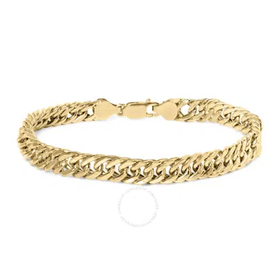 Haus Of Brilliance 10k Yellow Gold Cuban Link Bracelet - 8.5 Inches