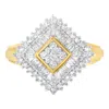 Haus Of Brilliance 10k Yellow Gold Diamond Ballerina Ring In Yellow